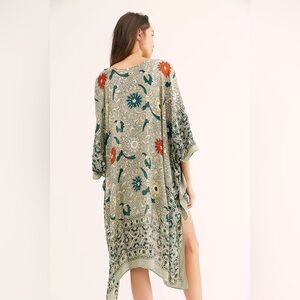 NEW. Free People Magic Dance Border Print Duster. NWT
